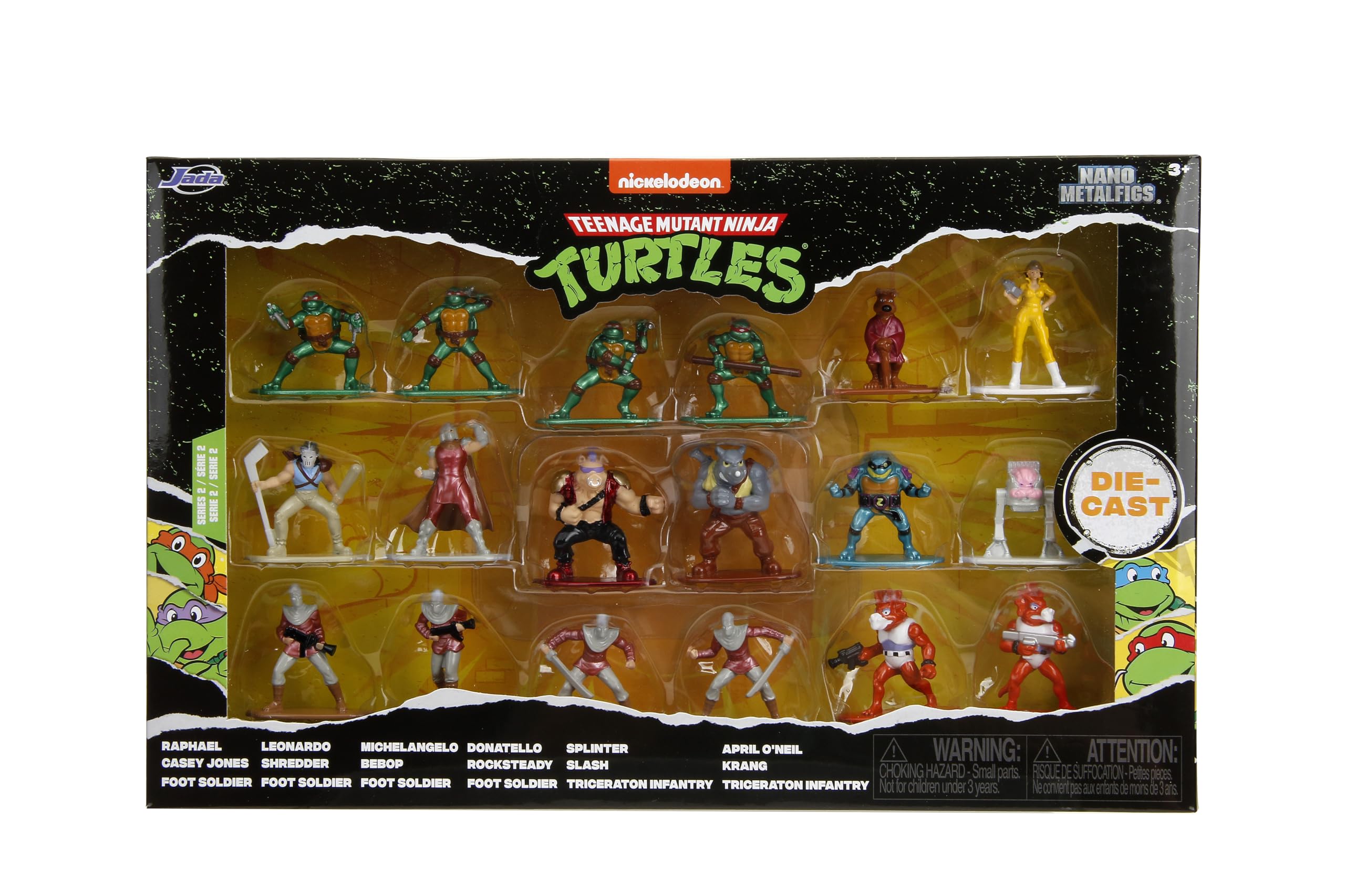 Jada TMNT Nano Metalfigs ideal for kids and collectors