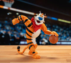 Close-up of Tony’s orange fur texture and detailing