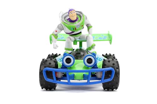 Jada Toy Story Turbo Buggy 2.4GHz remote control for precise, long-range play.