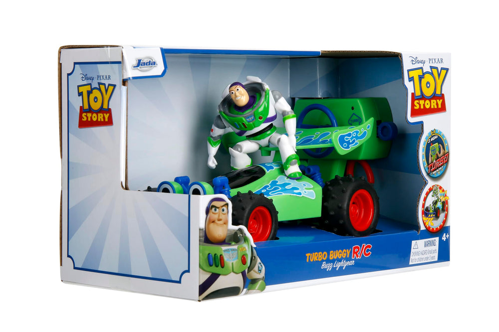 Jada Toy Story Turbo Buggy durable tires support confident spins during indoor races.