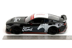 Jada Toys Bigtime Muscle Mustang Dark Horse open hood reveals engine bay detail