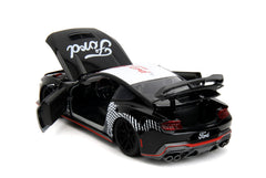 Jada Toys Bigtime Muscle Mustang Dark Horse open trunk adds display reveal