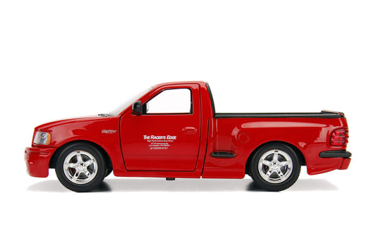 Jada Toys Brian's Ford F-150 SVT Lightning rear view with authentic taillight detail