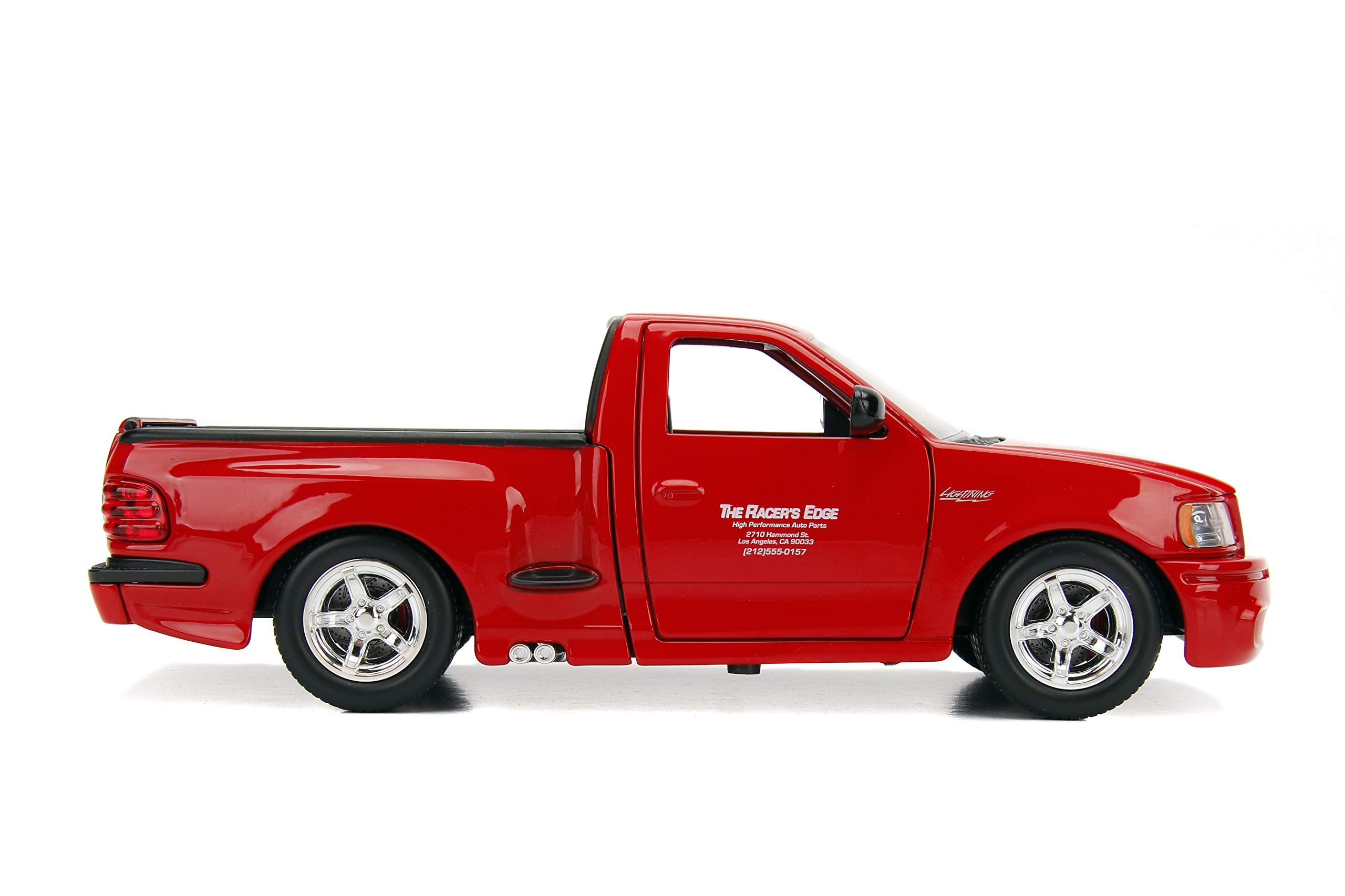 Jada Toys Brian's Ford F-150 SVT Lightning trunk detail adds realism