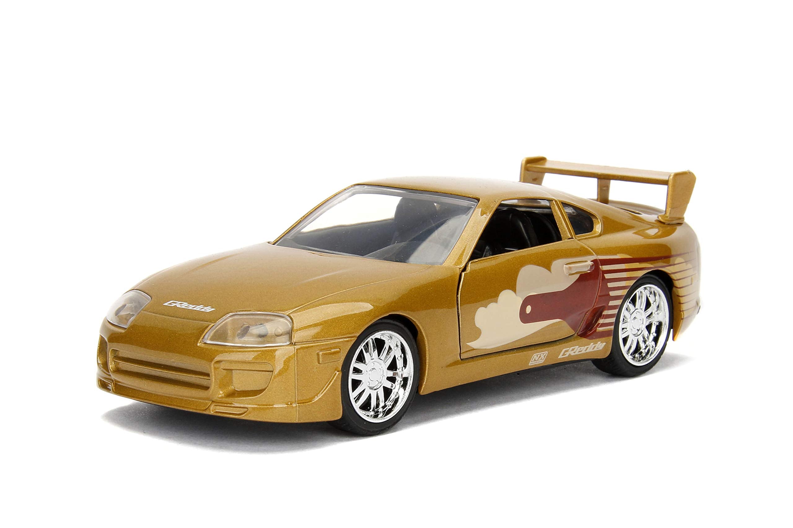 Jada Toys Fast & Furious 1995 Toyota Supra Slap Jack’s side view, detailed for collectors