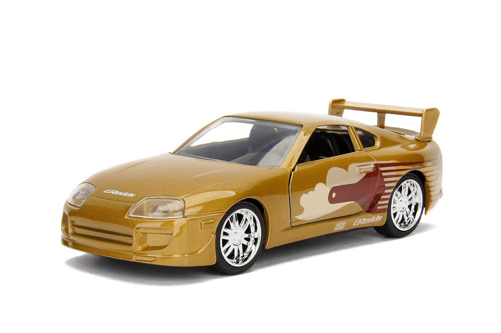 Jada Toys Fast & Furious 1995 Toyota Supra Slap Jack’s side view, detailed for collectors