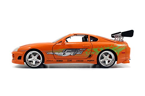 Opening hood detail on Jada Supra 1:24 die-cast