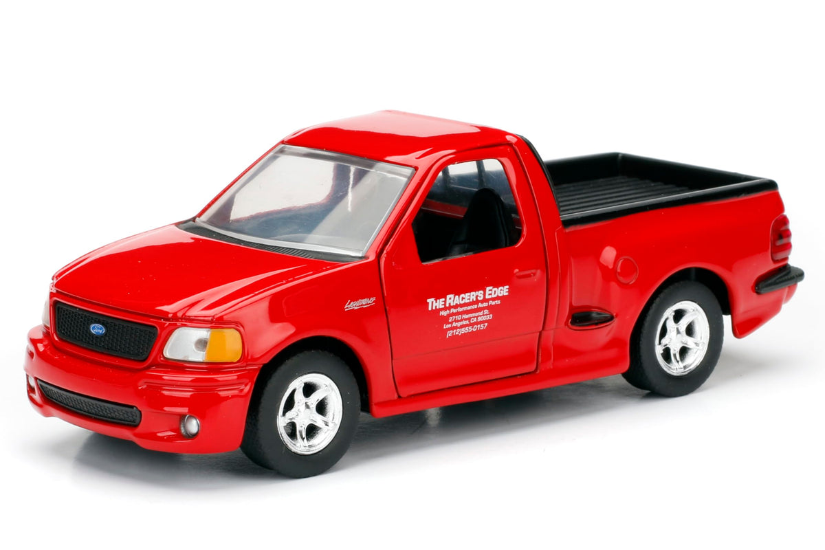 Jada Toys Ford Lightning front view highlights premium die-cast construction for durable display.