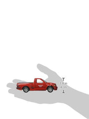 Jada Toys Ford Lightning red paint finish adds bright shelf presence.
