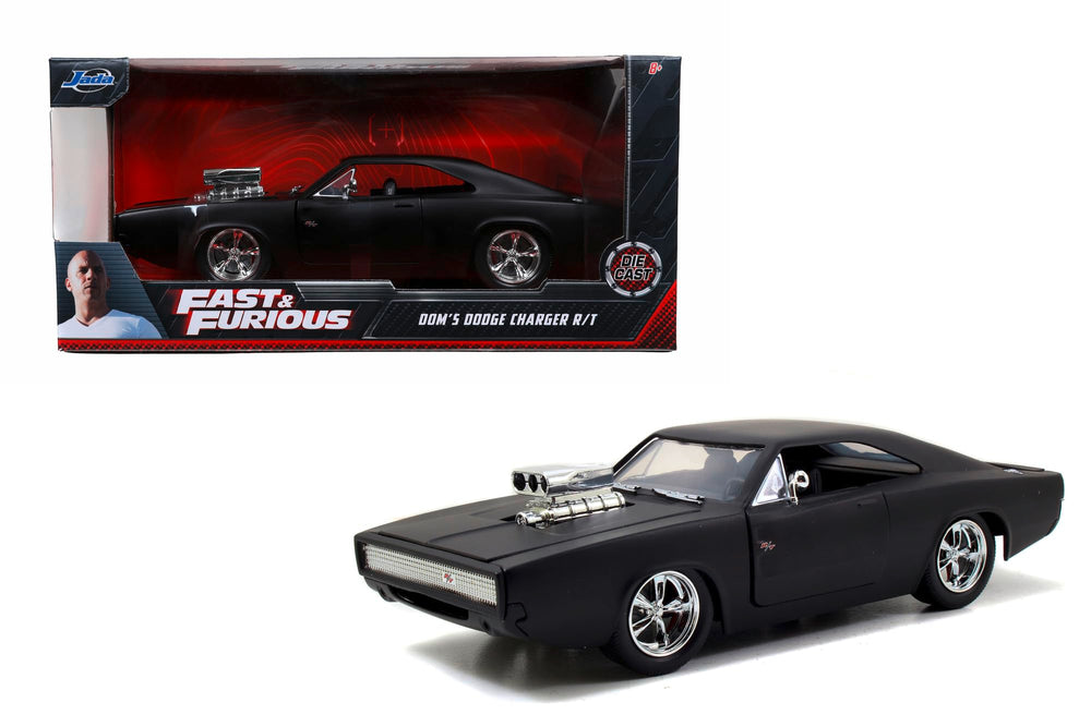 Jada Toys Furious 7 1970 Dodge Charger engine bay showcases under-hood detail for enthusiasts.
