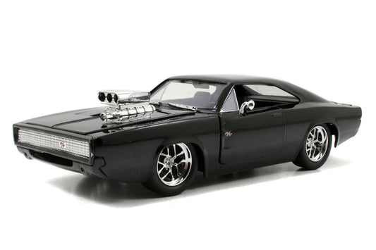 Jada Toys Furious 7 1970 Dodge Charger opening doors invites interactive play and display.
