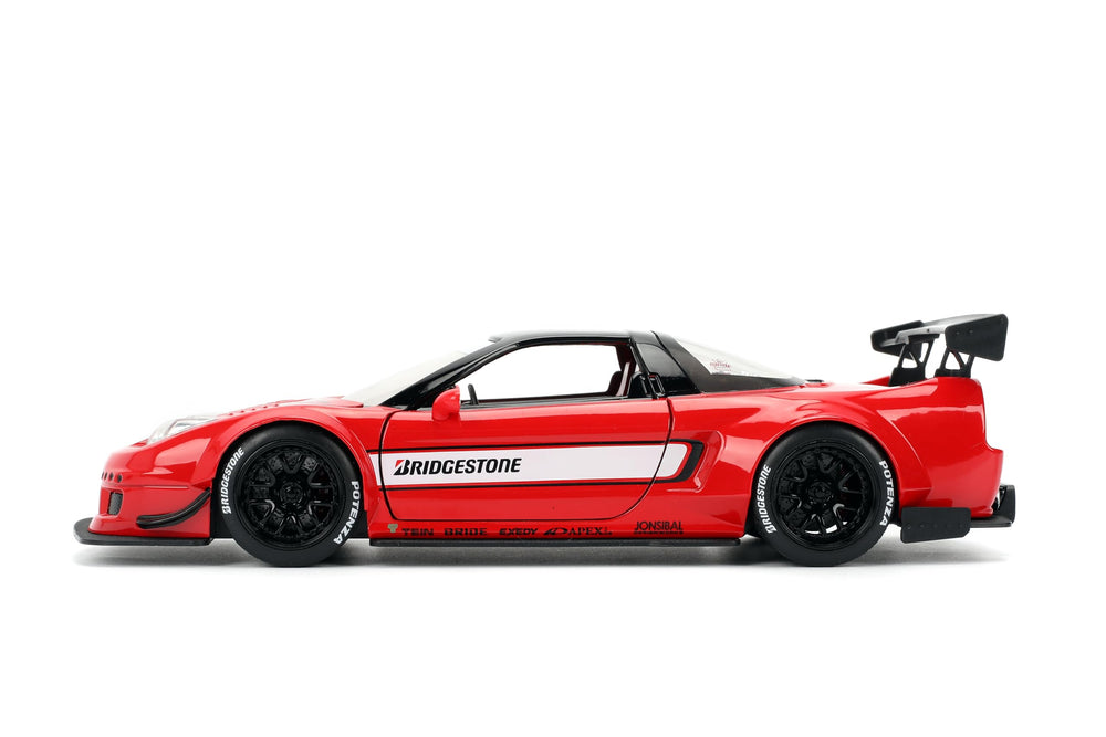 Jada NSX Type-R premium rubber tires enhance realism and grip