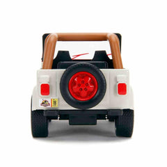 Jada Toys Jurassic World Jeep Wrangler 1:32 rubber tires enhance authentic grip