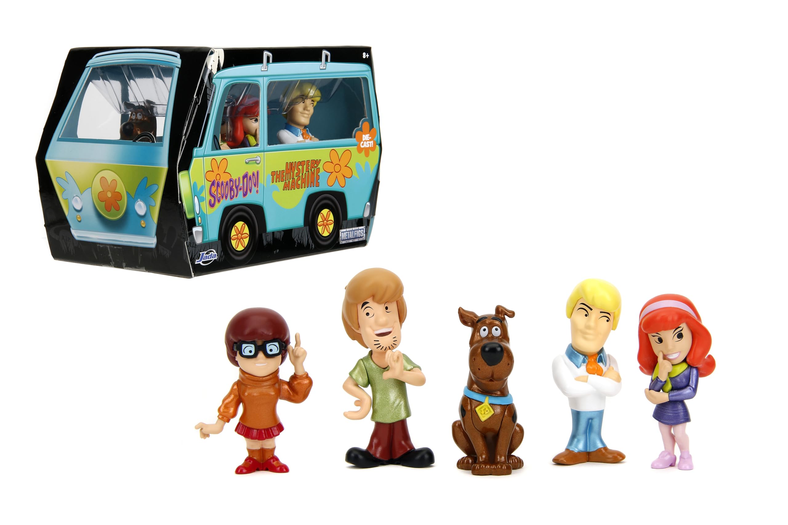 Jada Toys MetalFigs Scooby-Doo Shaggy figure in a durable 2.5-inch display pose.
