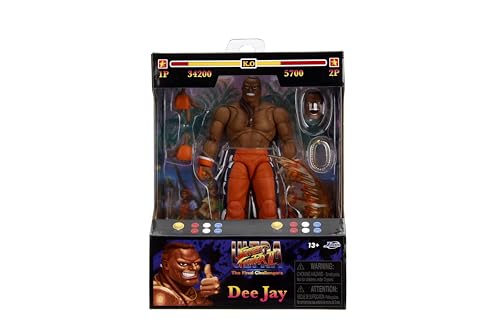 Jada Toys Dee Jay interchangeable heads enable versatile posing.