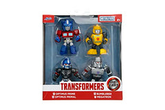Jada Transformers 2.5-inch Metalfigs 4-pack, Megatron adds bold metal detail