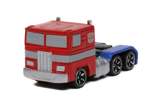 Jada Transformers G1 Nano 3-pack with working wheels for interactive play.