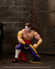 Arcade-style packaging evokes classic Street Fighter nostalgia on display.