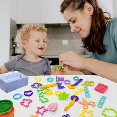 Jaeespon multicolor pieces add vibrant fun to dough projects