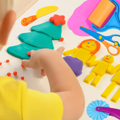 Jaeespon plastic knife safe cutting for kids' dough crafts