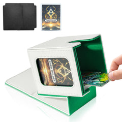 Jaffzora Commander deck box with window for quick card checks.