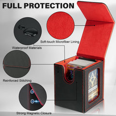 Jaffzora flip cover and window for quick deck verification