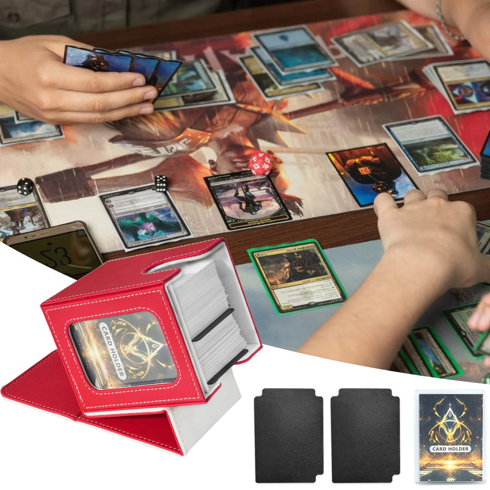 Jaffzora includes two dividers and a card holder for organization
