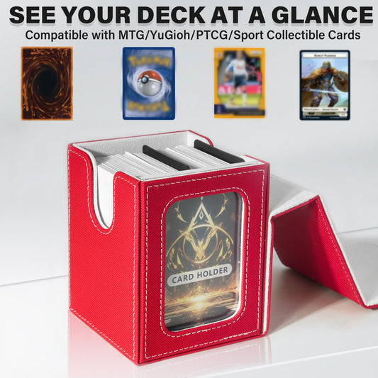 Jaffzora deck box with magnetic closure secures your deck during travel