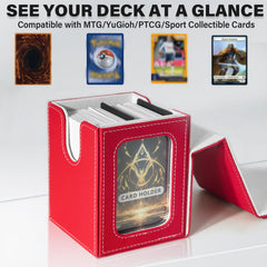 Jaffzora deck box with magnetic closure secures your deck during travel