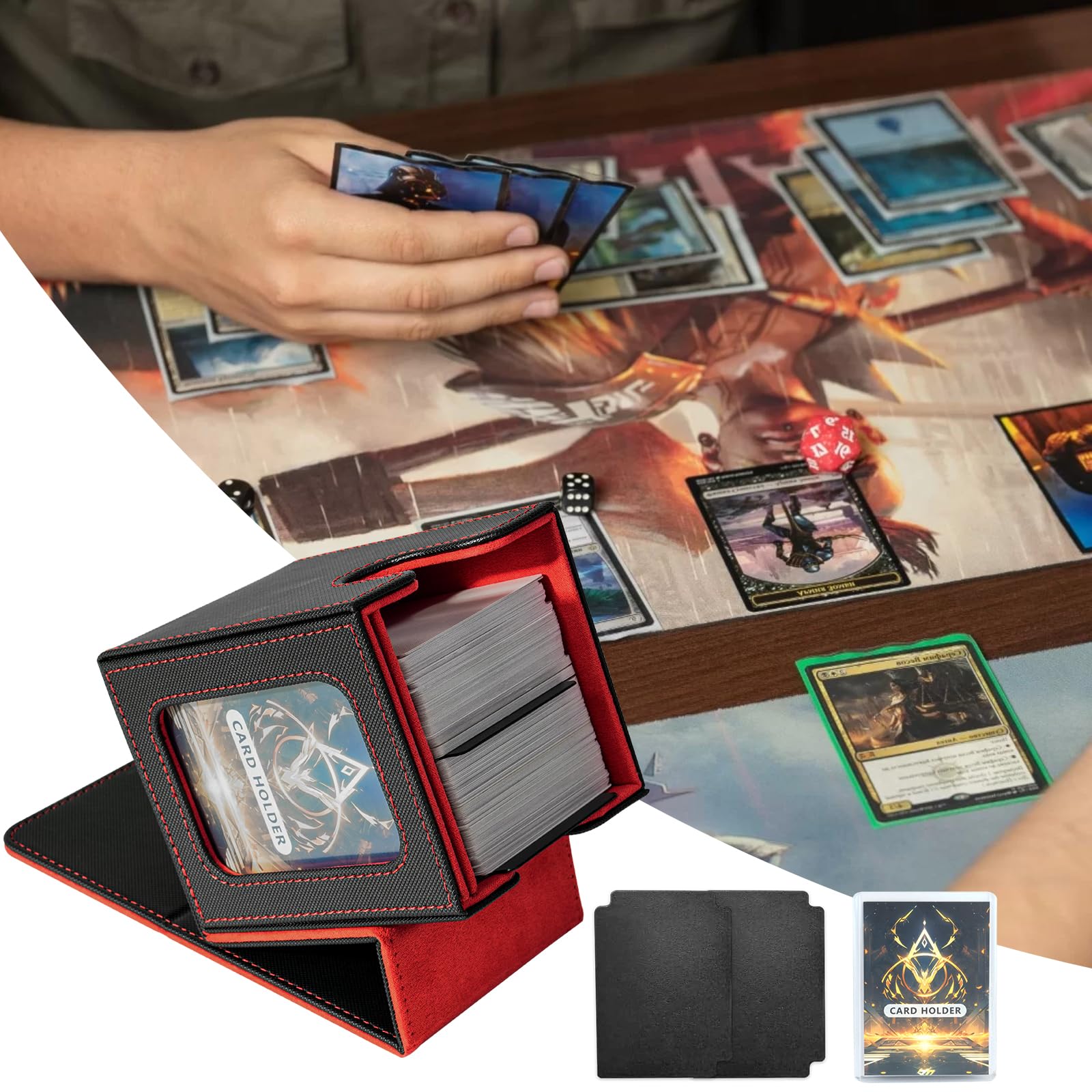 Jaffzora PU leather deck box offers durable protection