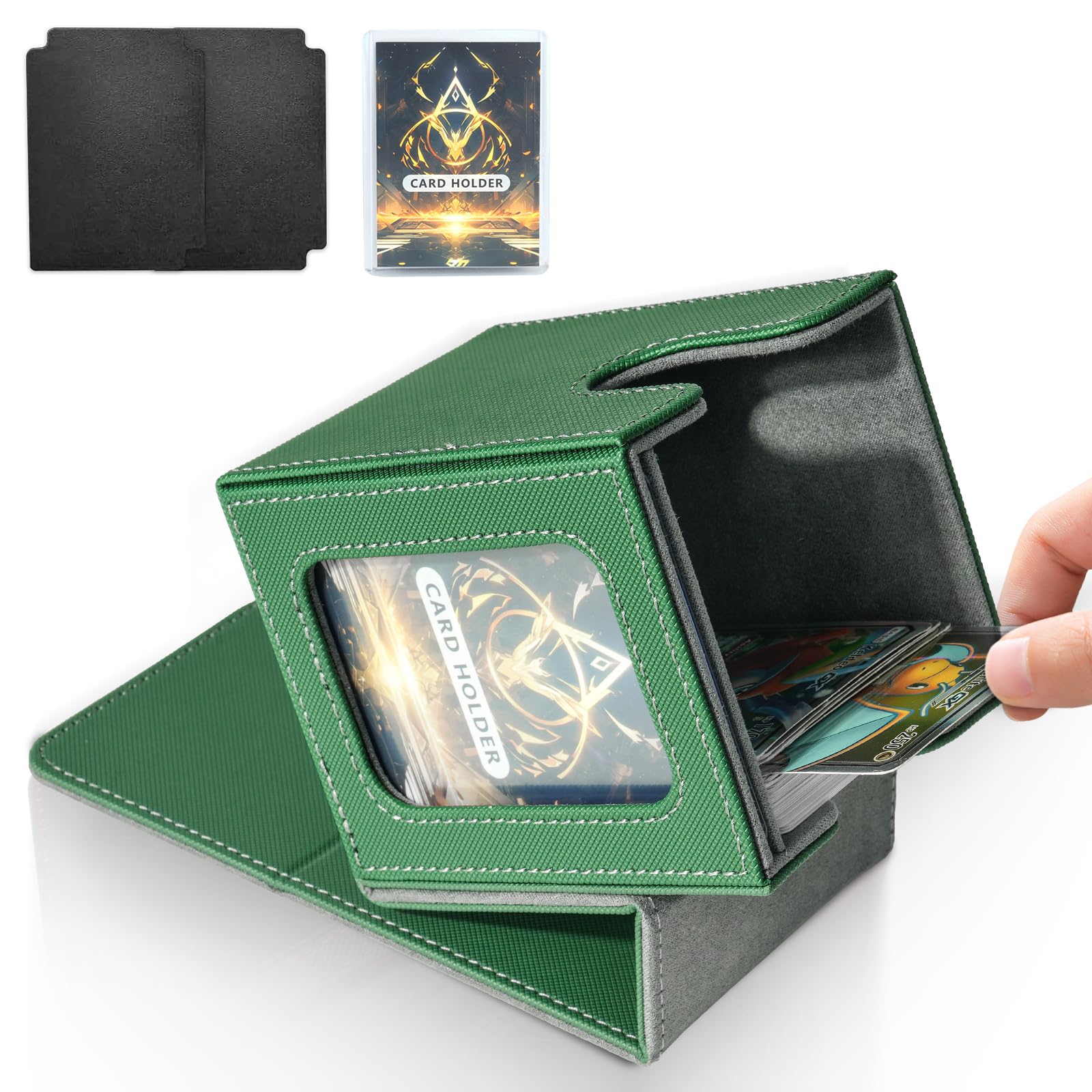 Jaffzora Commander window deck box showing cards for quick selection