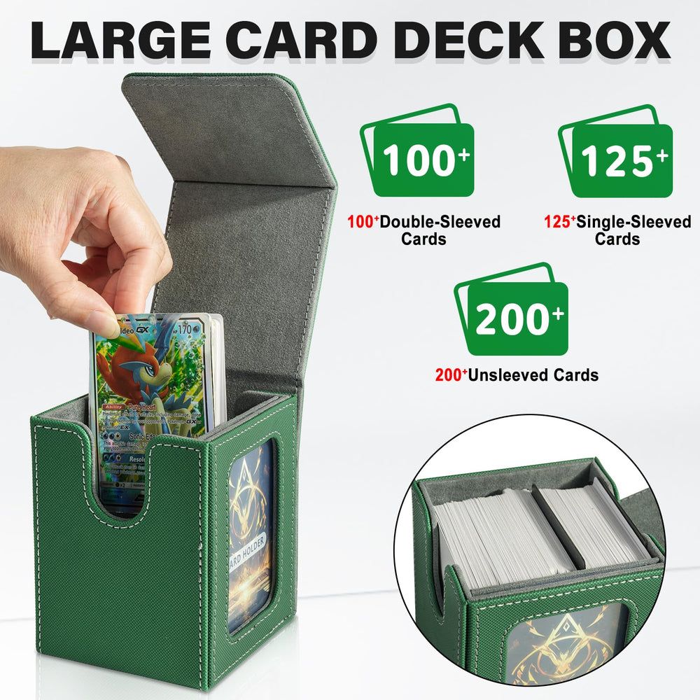 Jaffzora deck box with U-shaped opening for easy access