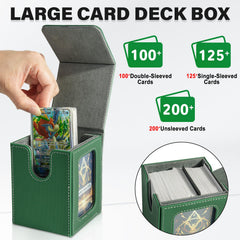 Jaffzora deck box with U-shaped opening for easy access