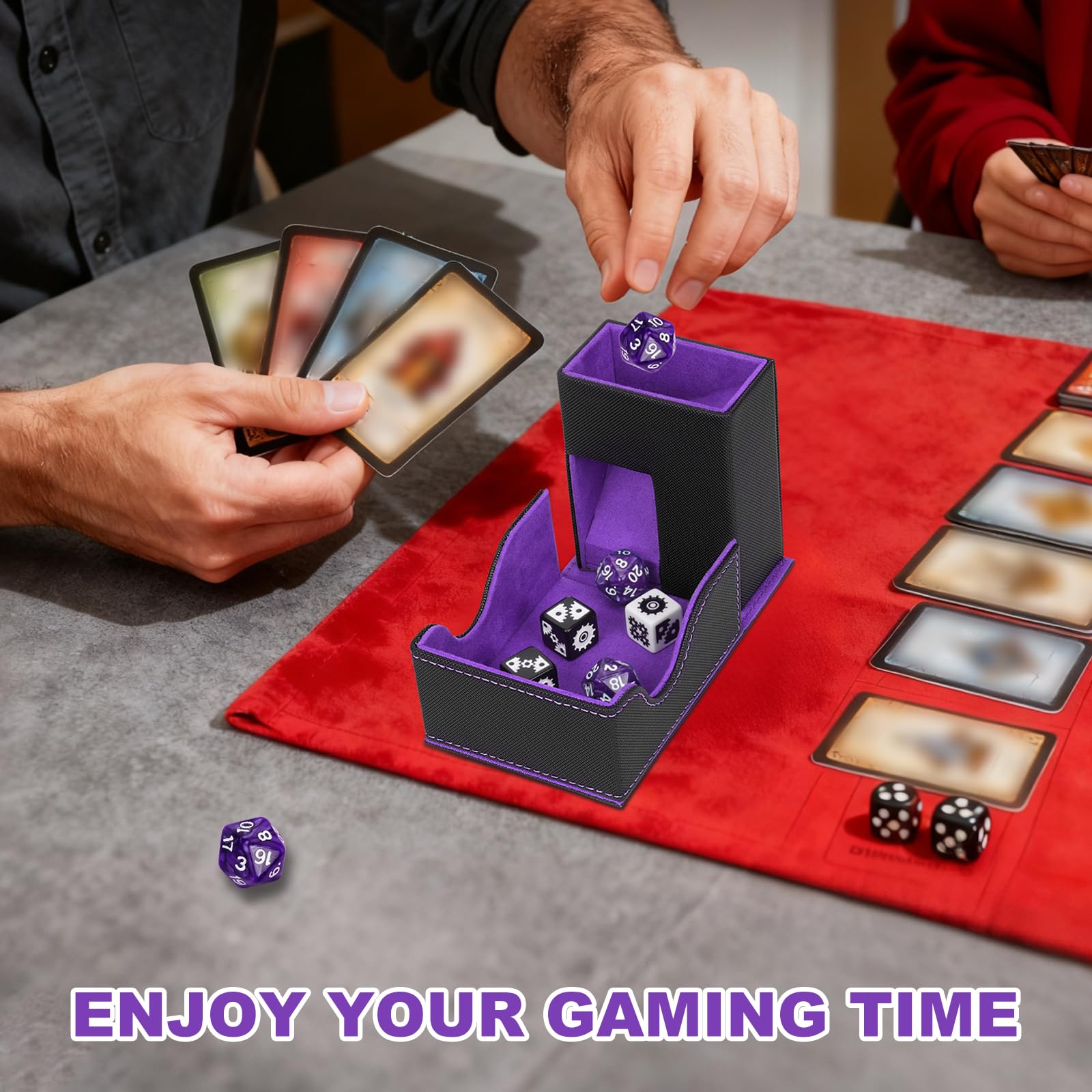 Jaffzora dice tower adds a stylish gift option for RPG fans.