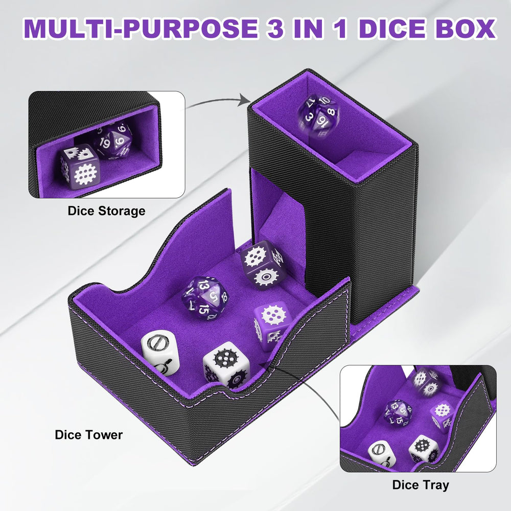 Jaffzora PU leather case protects dice and endures sessions.