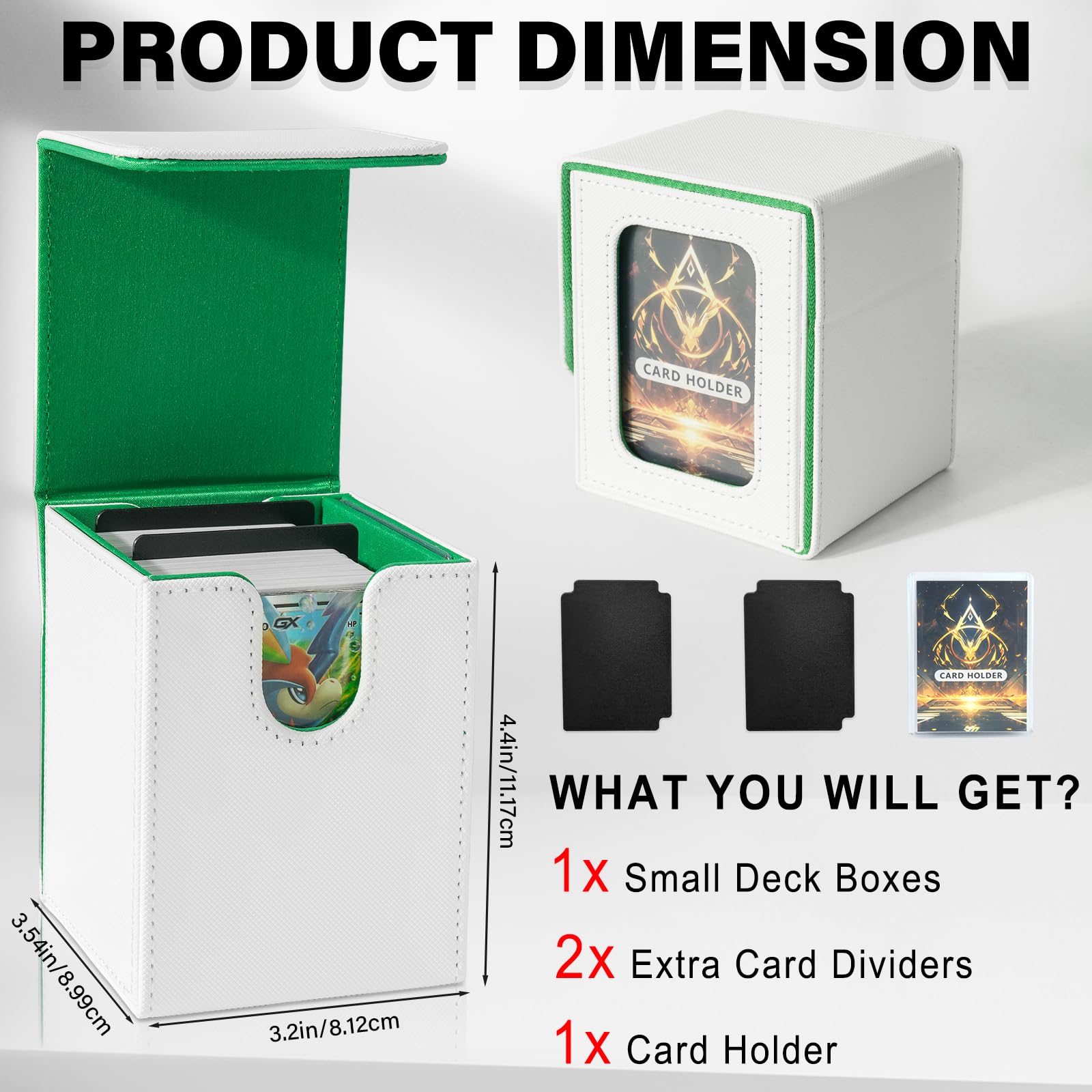Jaffzora white and green design for stylish MTG play.