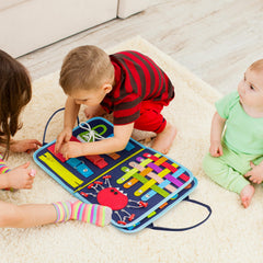 JAGSYJOY Busy Book Toddlers Learning Setup supports independent, imaginative play.