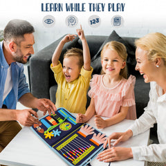 JAGSYJOY Busy Book Toddlers Soft Material provides safe, cozy play.