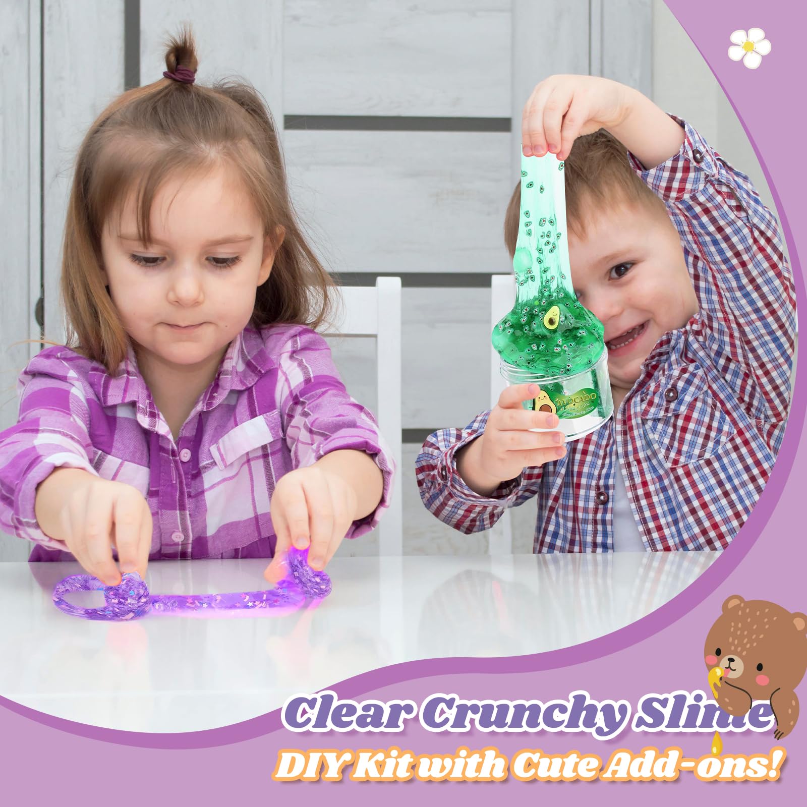 JAiiMen Slime Kit gift box makes a cute, ready-to-gift surprise.