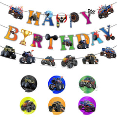 Jajajuegos monster truck hanging swirl 6 styles enhances ceiling decor and mood.