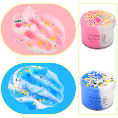 Jajskuwa Cloud Slime Kit kids playing with slime for focus and fun