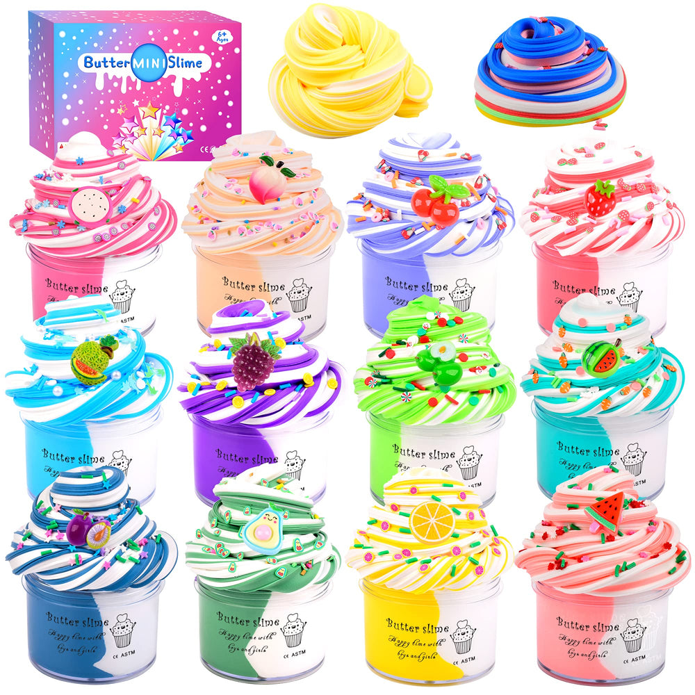 Jajskuwa fruit butter slime watermelon charm for creative play and sensory fun