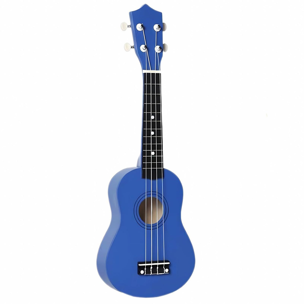 Jakeloo 21-inch wooden kids guitar front view for beginner rhythm practice.