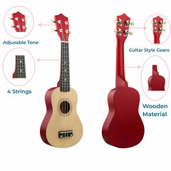 Jakeloo gift-ready wooden guitar appealing for birthdays and holidays