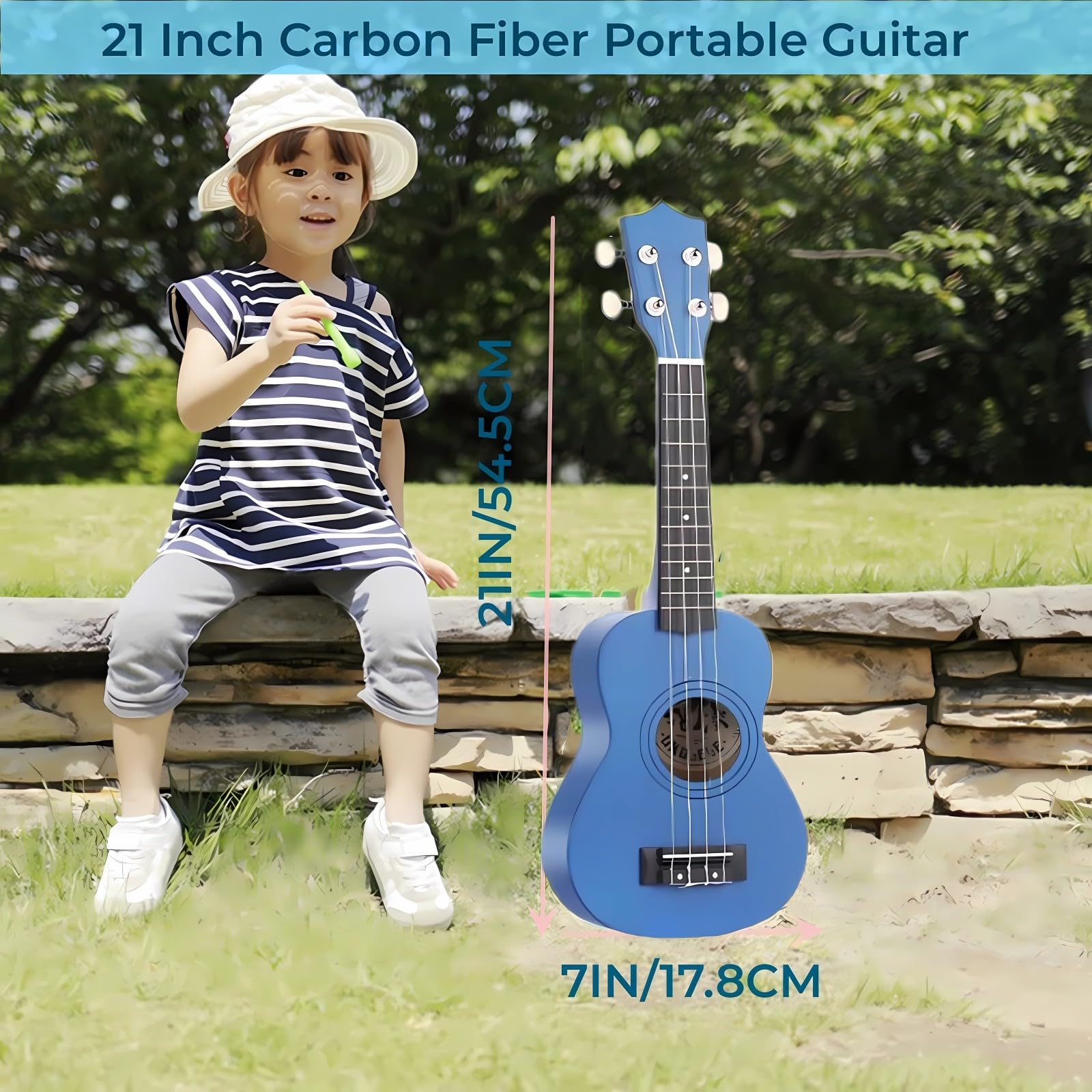 Jakeloo kids guitar tuning-chords-learning image highlights tone and early music skills.
