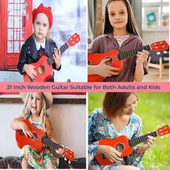 Jakeloo kid playing guitar encourages rhythm exploration and creative expression.