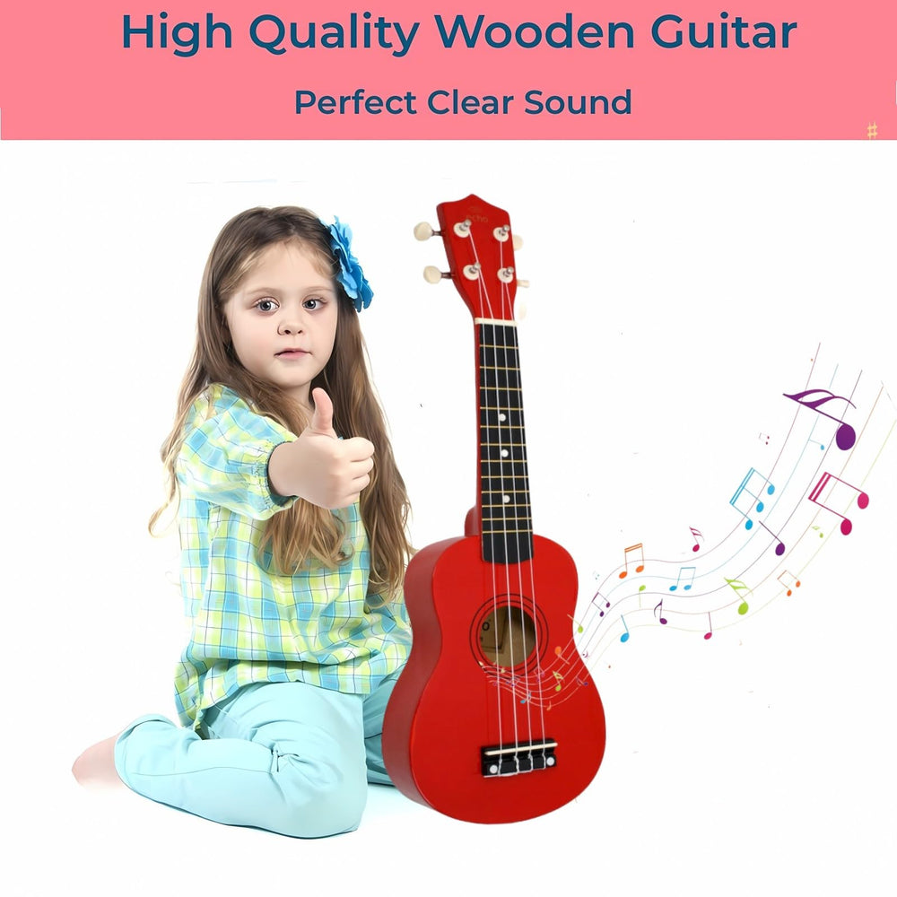 Jakeloo wooden guitar chord distance comfortable fret spacing reduces finger strain.
