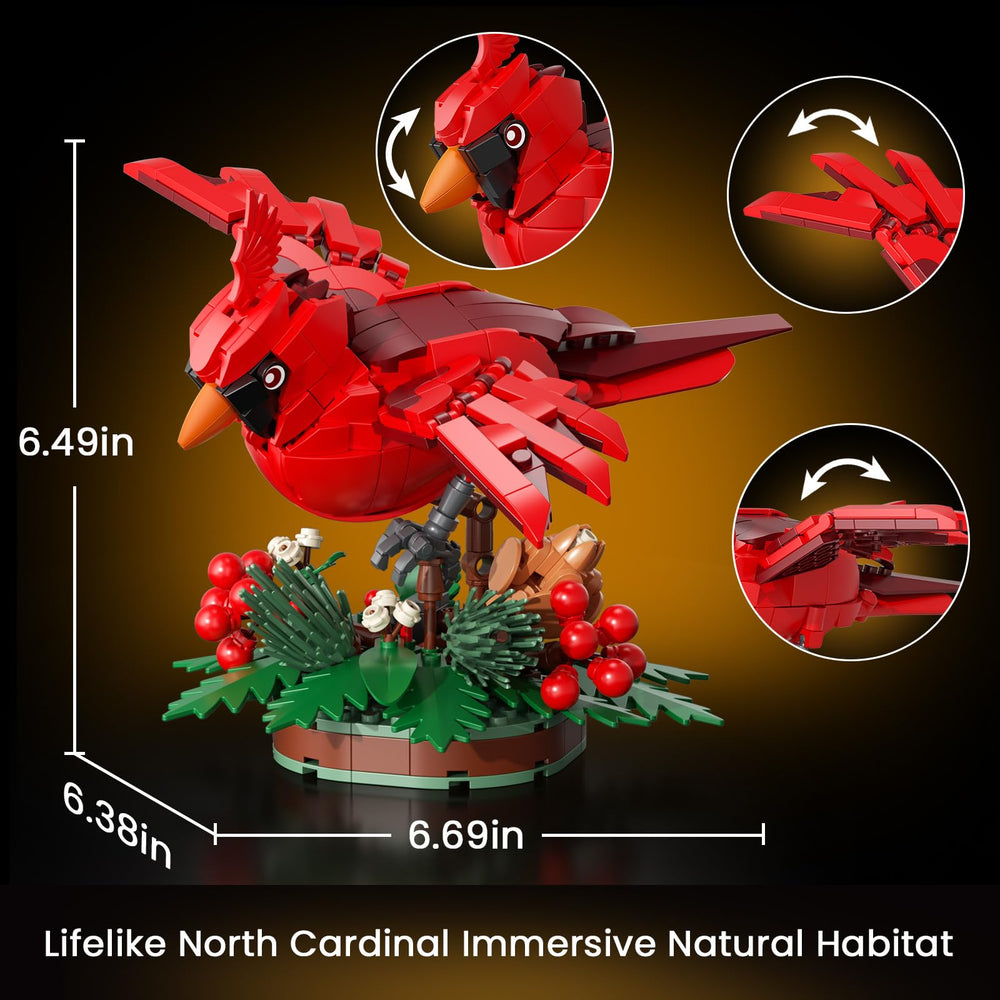 JAKI Cardinal desk decor suitable for home or office.