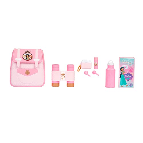 JAKKS Pacific Disney Princess Trendy Traveler Backpack faux pocket and buckle detail