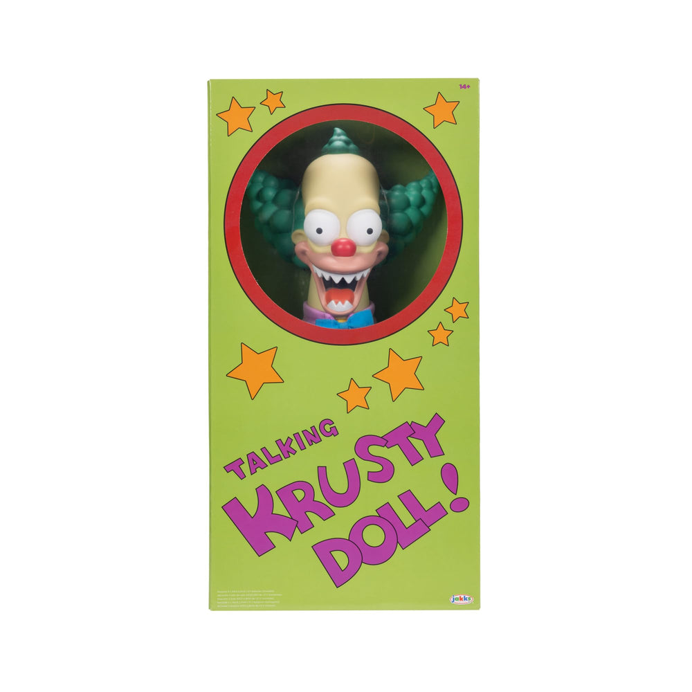 Krusty Doll original packaging adds collectible appeal for fans.